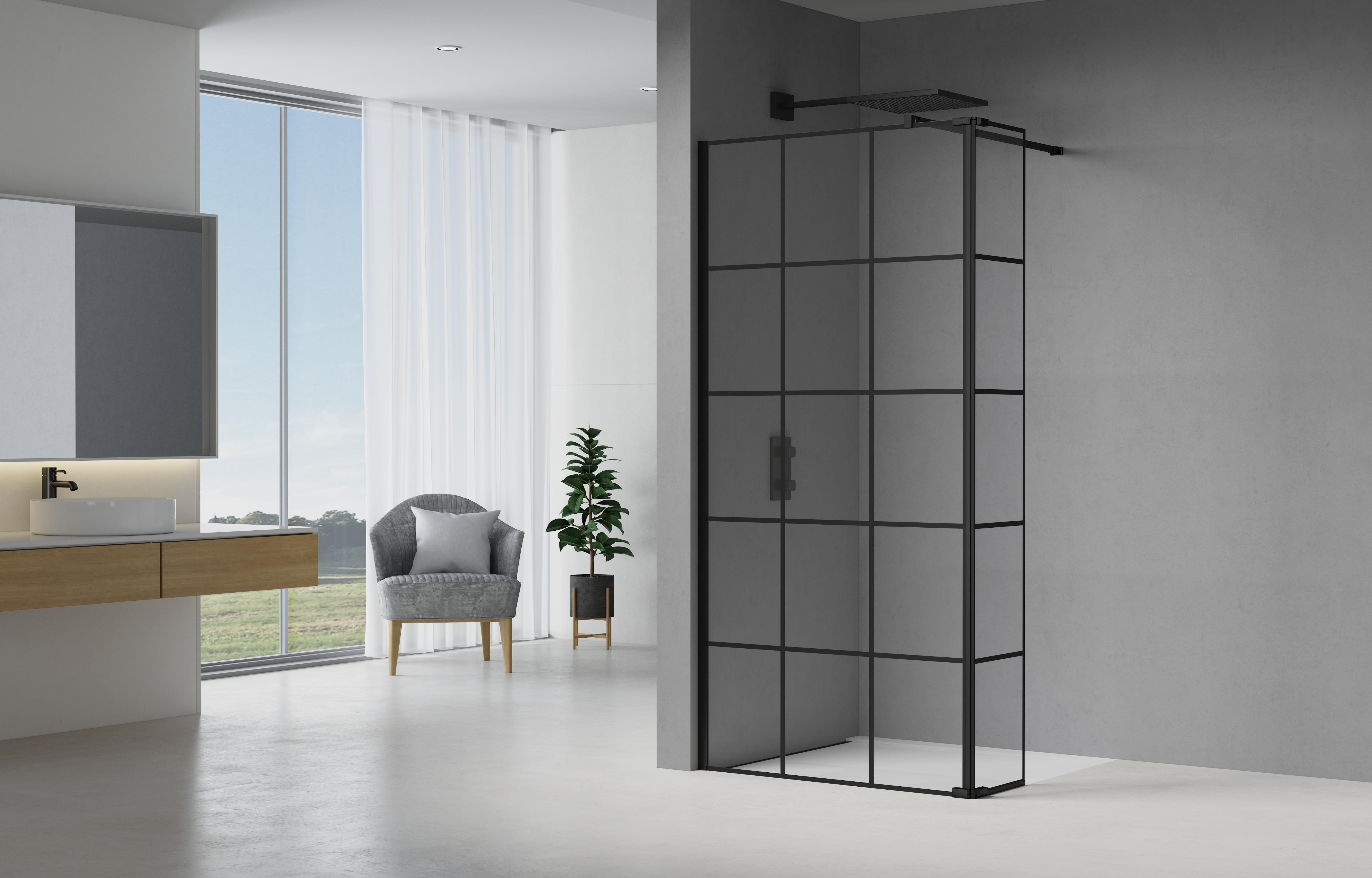 Phòng Tắm Kính Chữ L DNR90B+CGZ35B