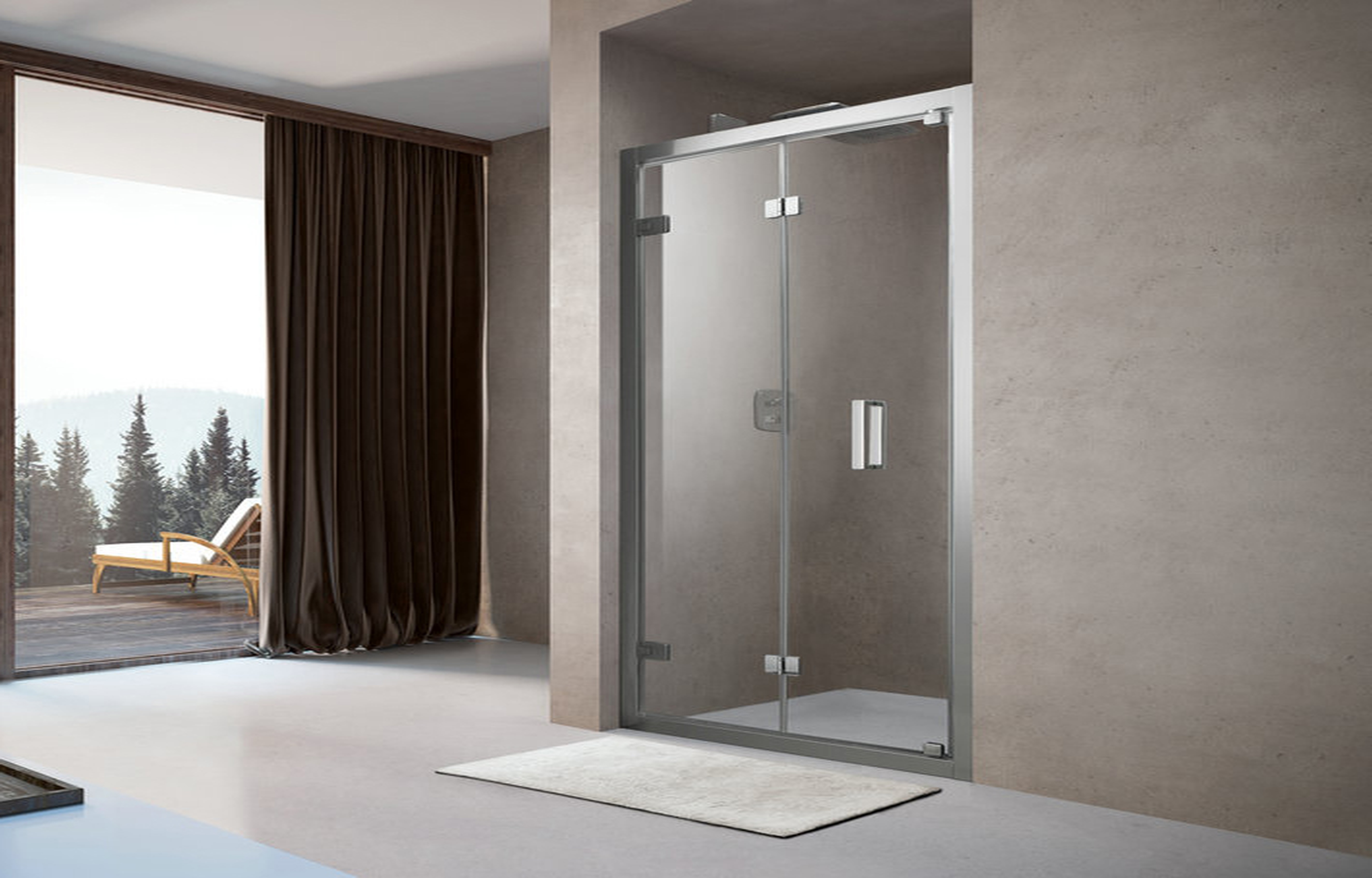 Phòng Tắm Kính Cửa Mở HCW90X