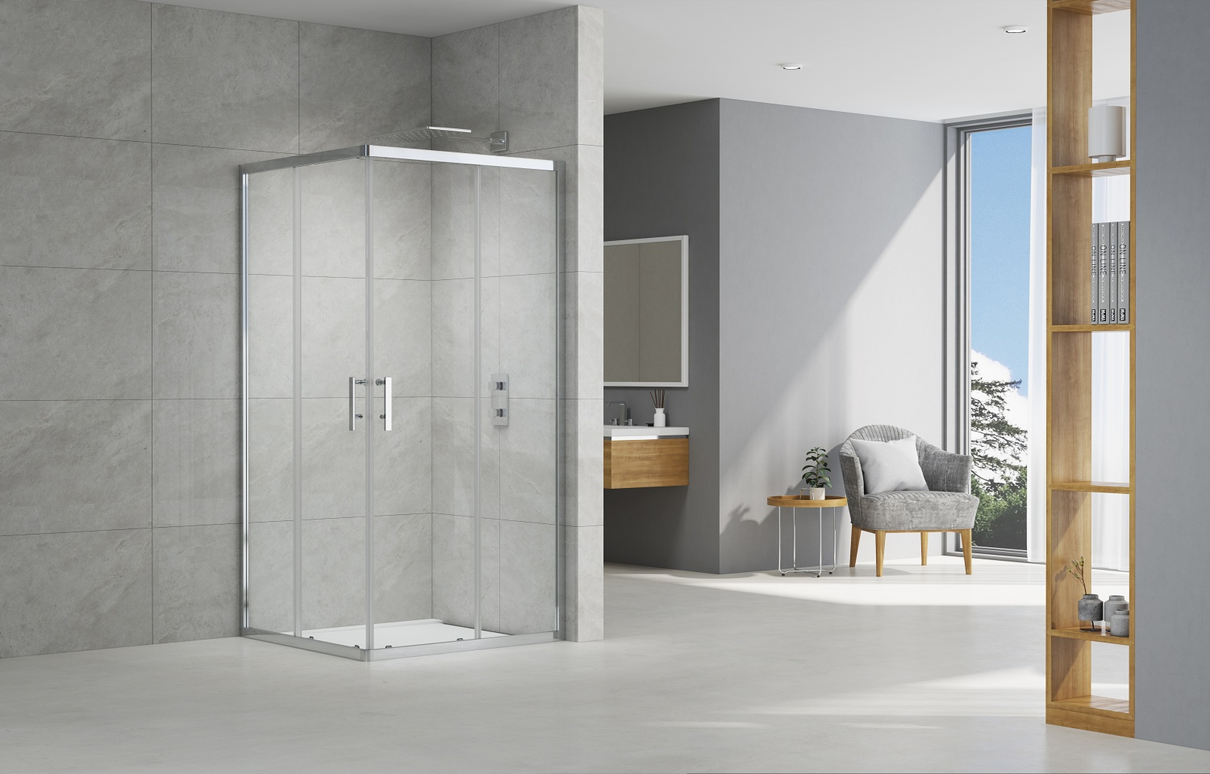 Phòng Tắm Kính Dạng Cabin ZYC90