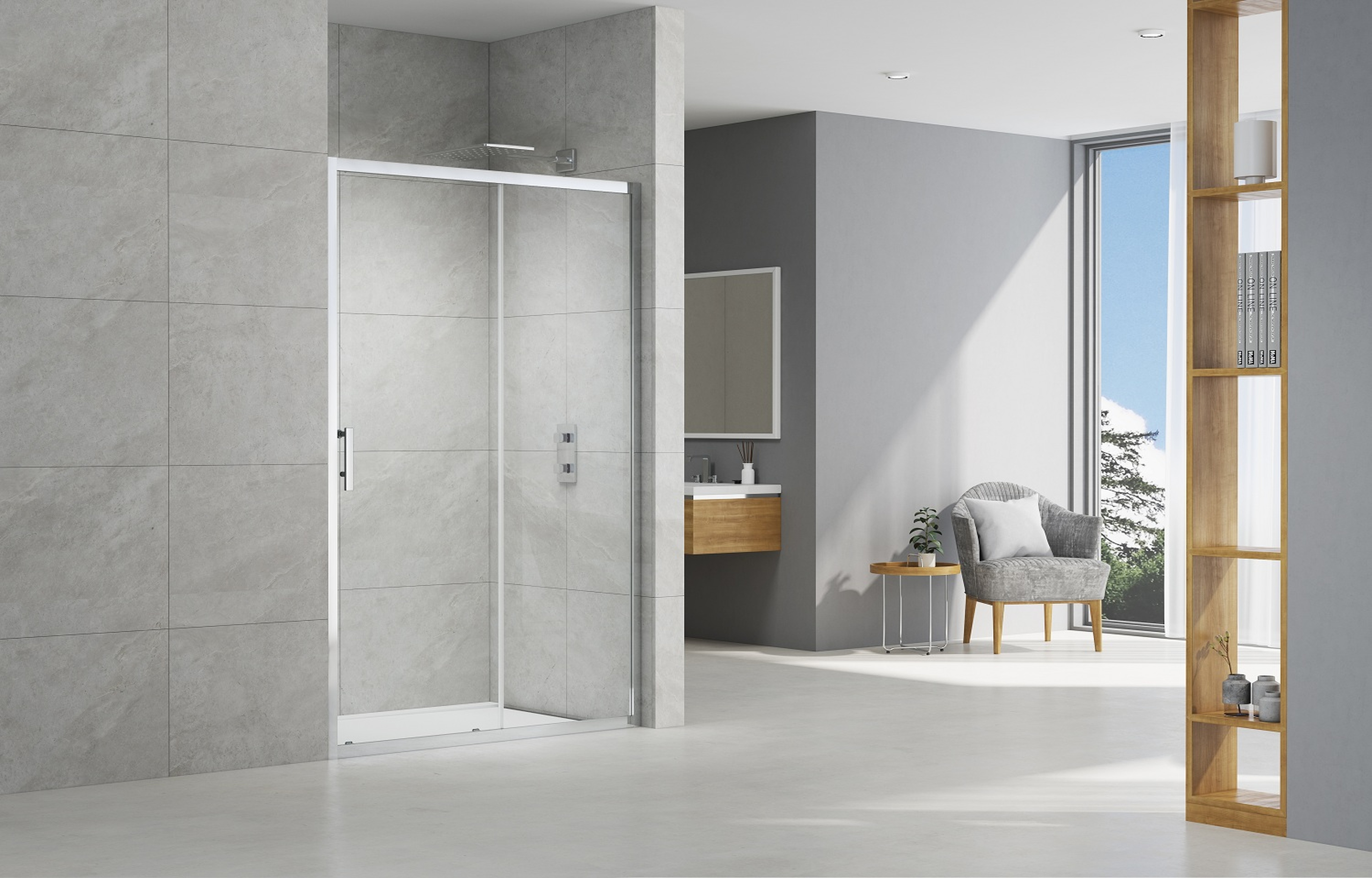 Phòng Tắm Kính Cửa Lùa ZYP12