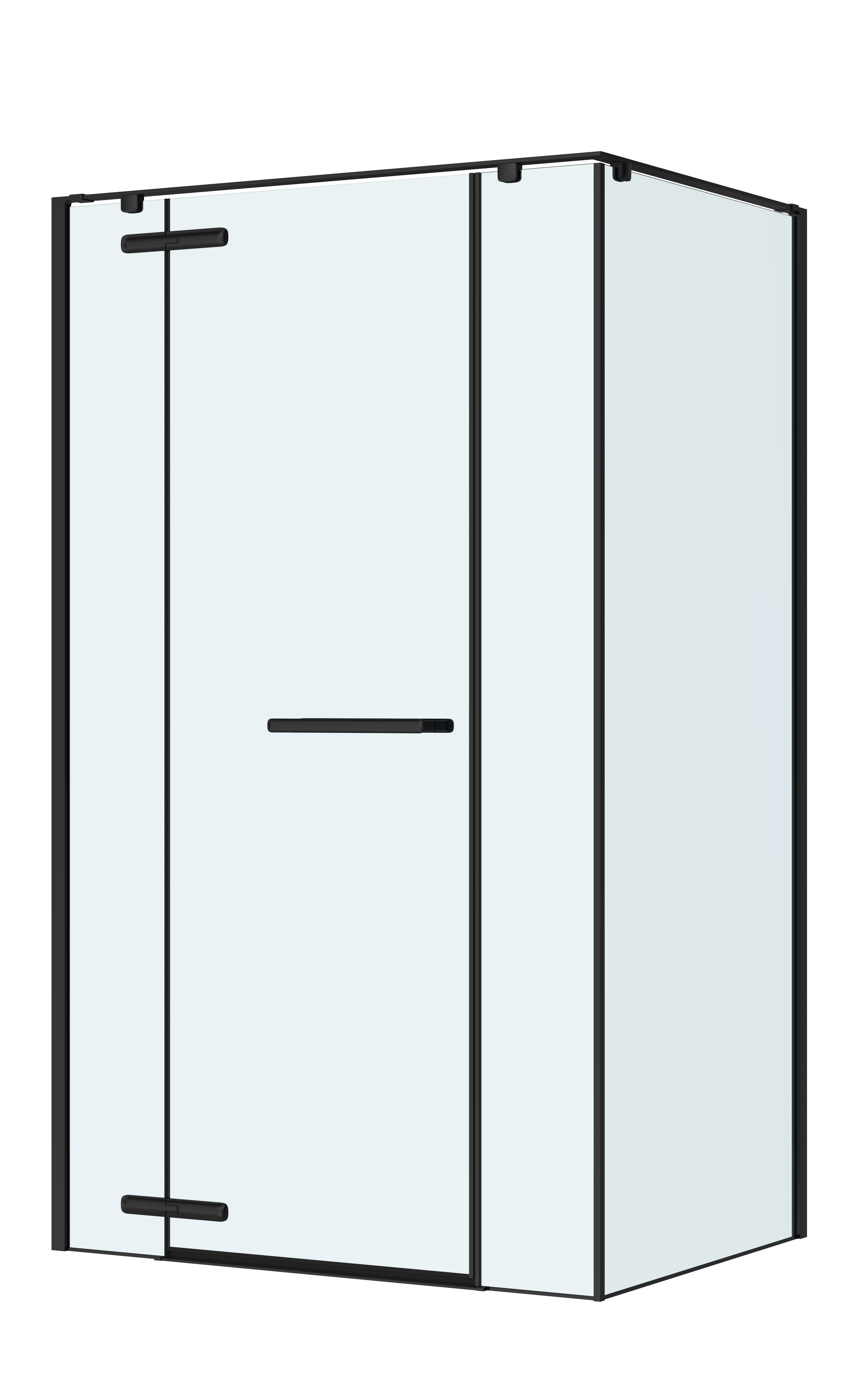 Phòng tắm kính vuông góc